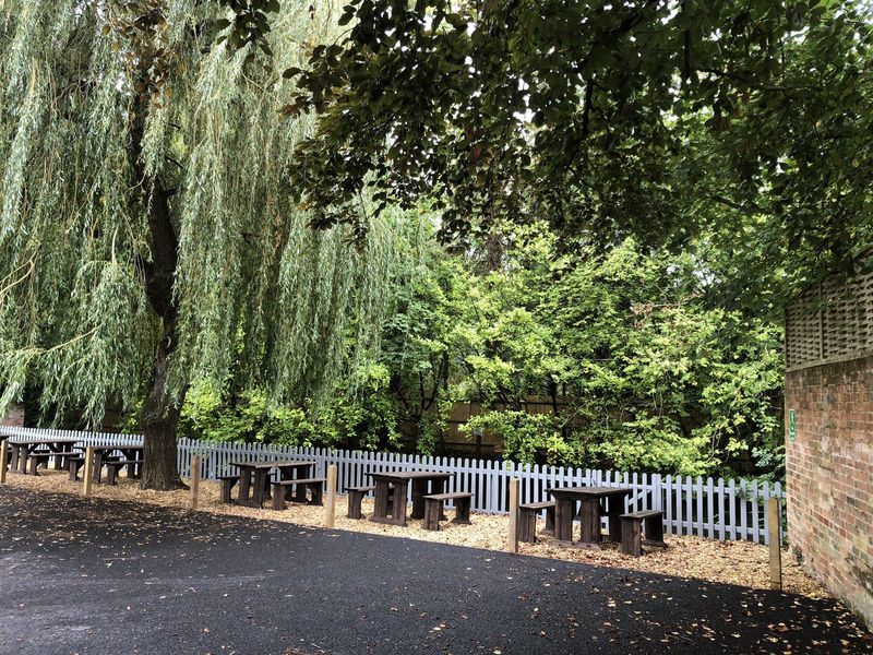 Riverside terrace. (External, Garden). Published on 24-09-2020