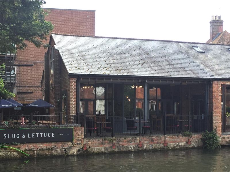 Rear of the Slug & Lettuce (2021). (Pub, External). Published on 05-07-2021