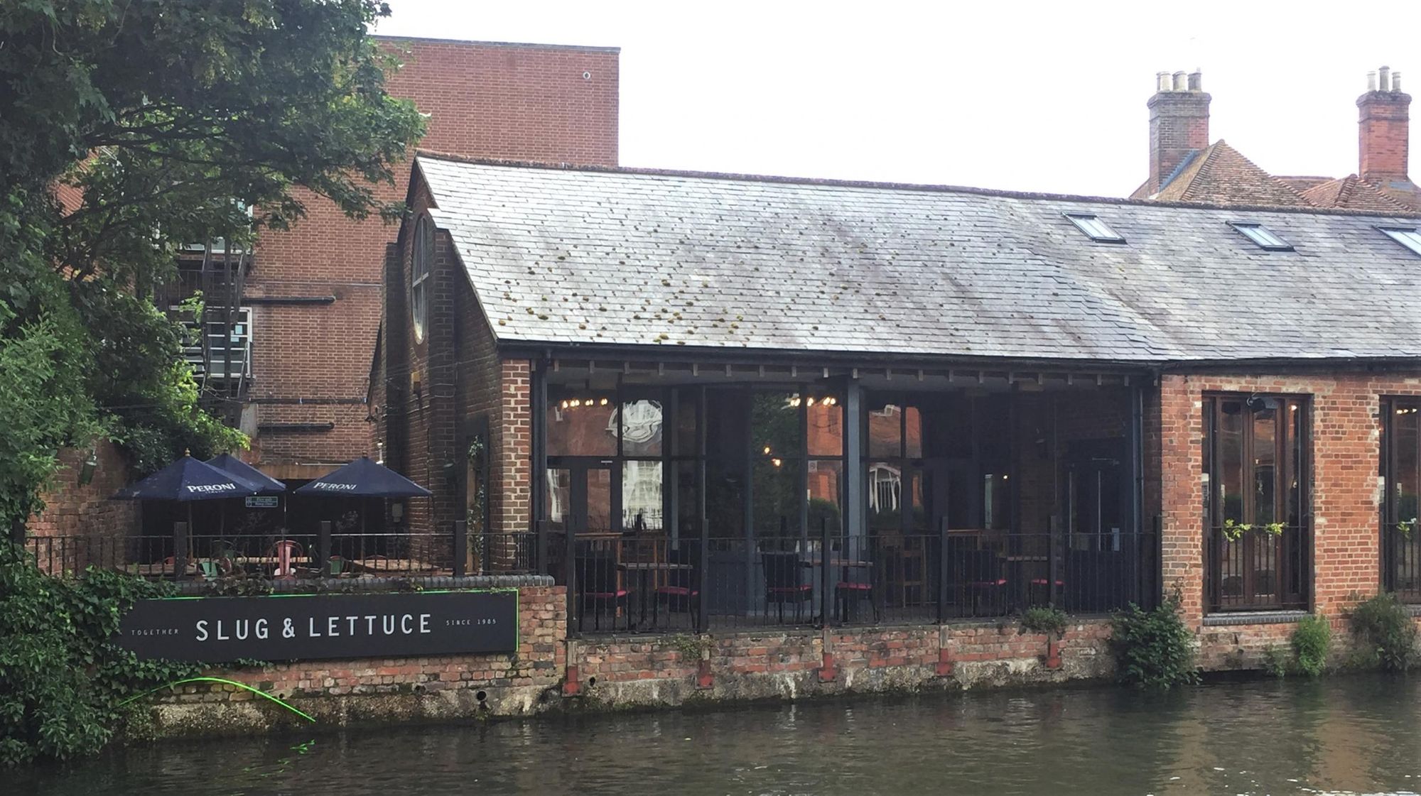 Rear of the Slug & Lettuce (2021). (Pub, External). Published on 05-07-2021