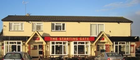 Starting Gate, Newbury. (Pub, External). Published on 07-01-2014
