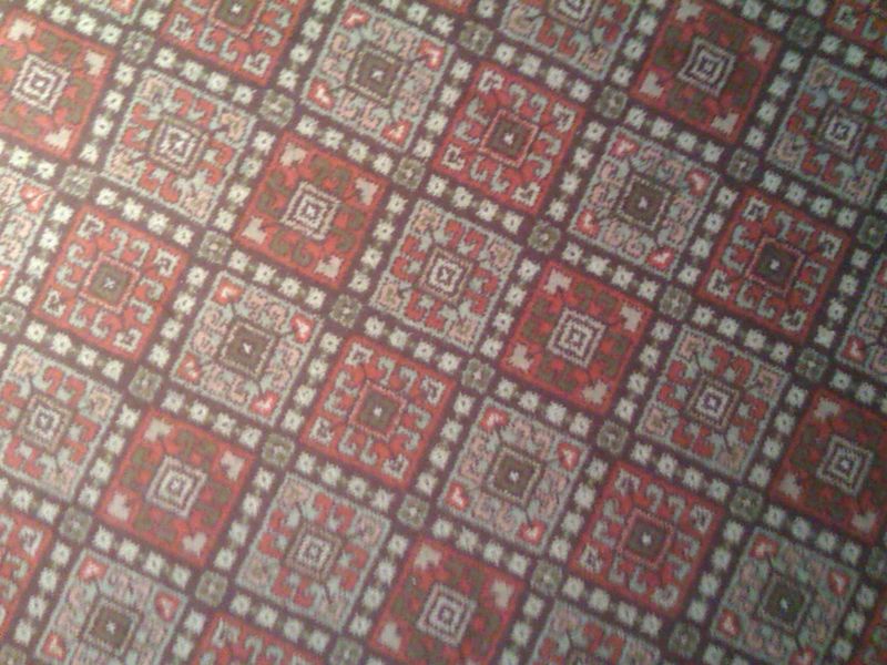 Wetherspoon's unique carpet pattern for this pub. (Bar). Published on 23-11-2023 