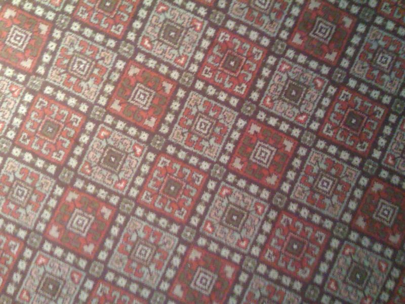 Wetherspoon's unique carpet pattern for this pub. (Bar). Published on 23-11-2023