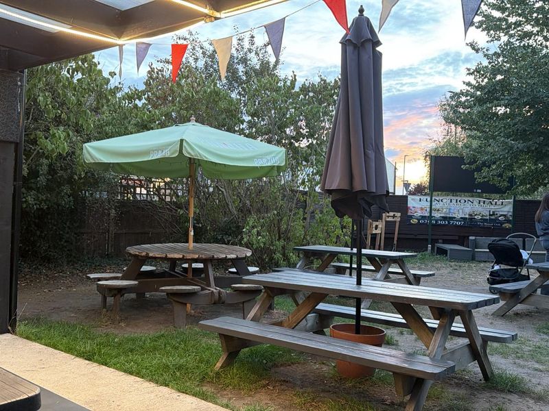Pub garden as at Oct 7 2026. (Pub, Garden). Published on 07-10-2026