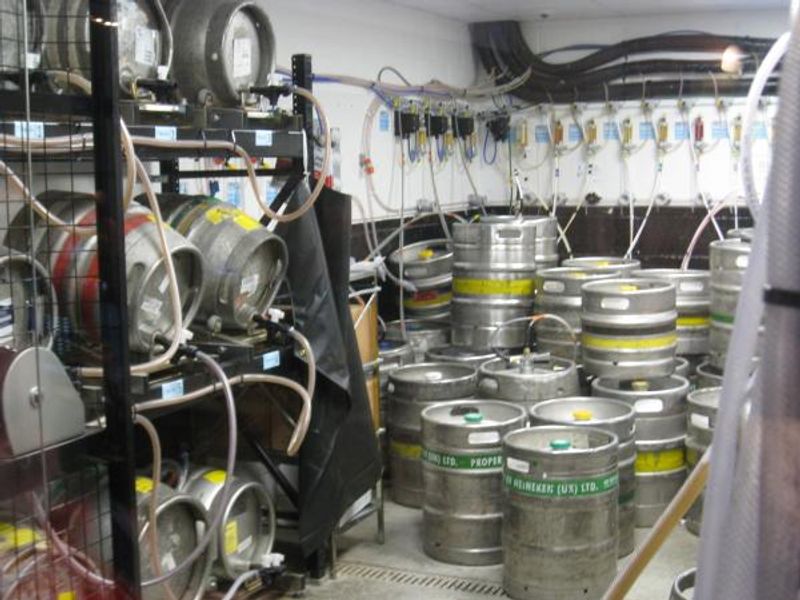 Cellar through viewing window. (Pub). Published on 05-02-2016