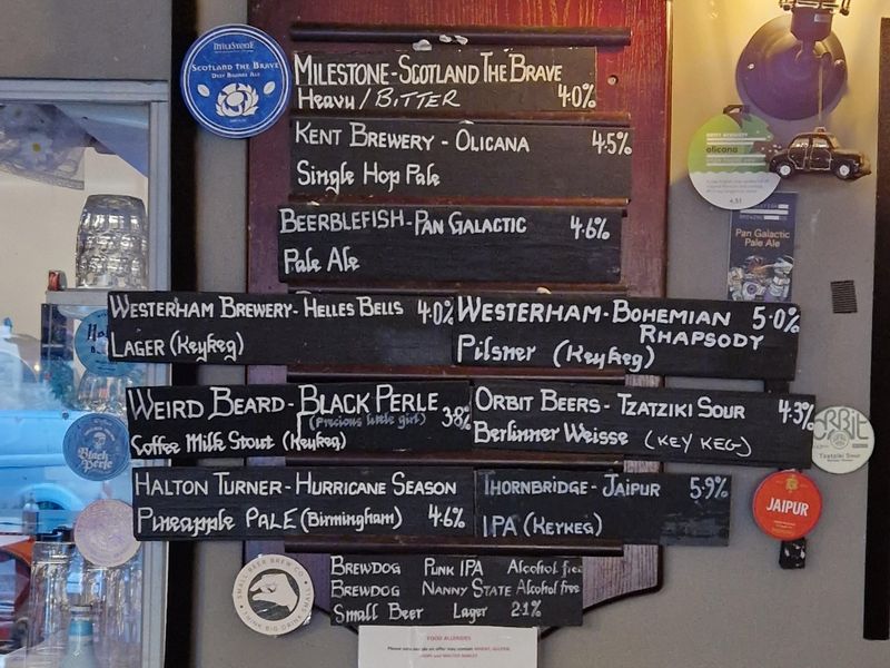 Hackney Carriage beer board - 2023-02. (Pub). Published on 13-02-2023 