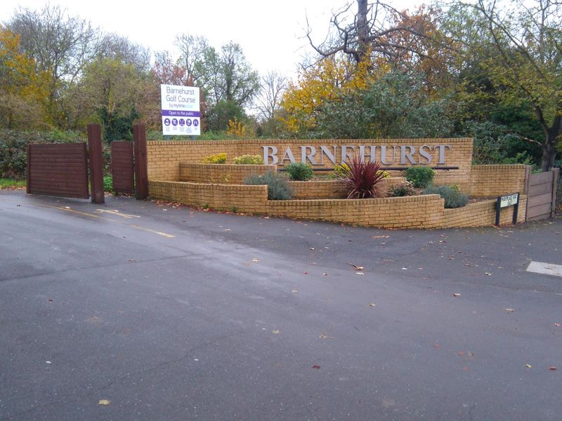 Barnehurst Golf Club - road entrance. (External). Published on 24-11-2019 