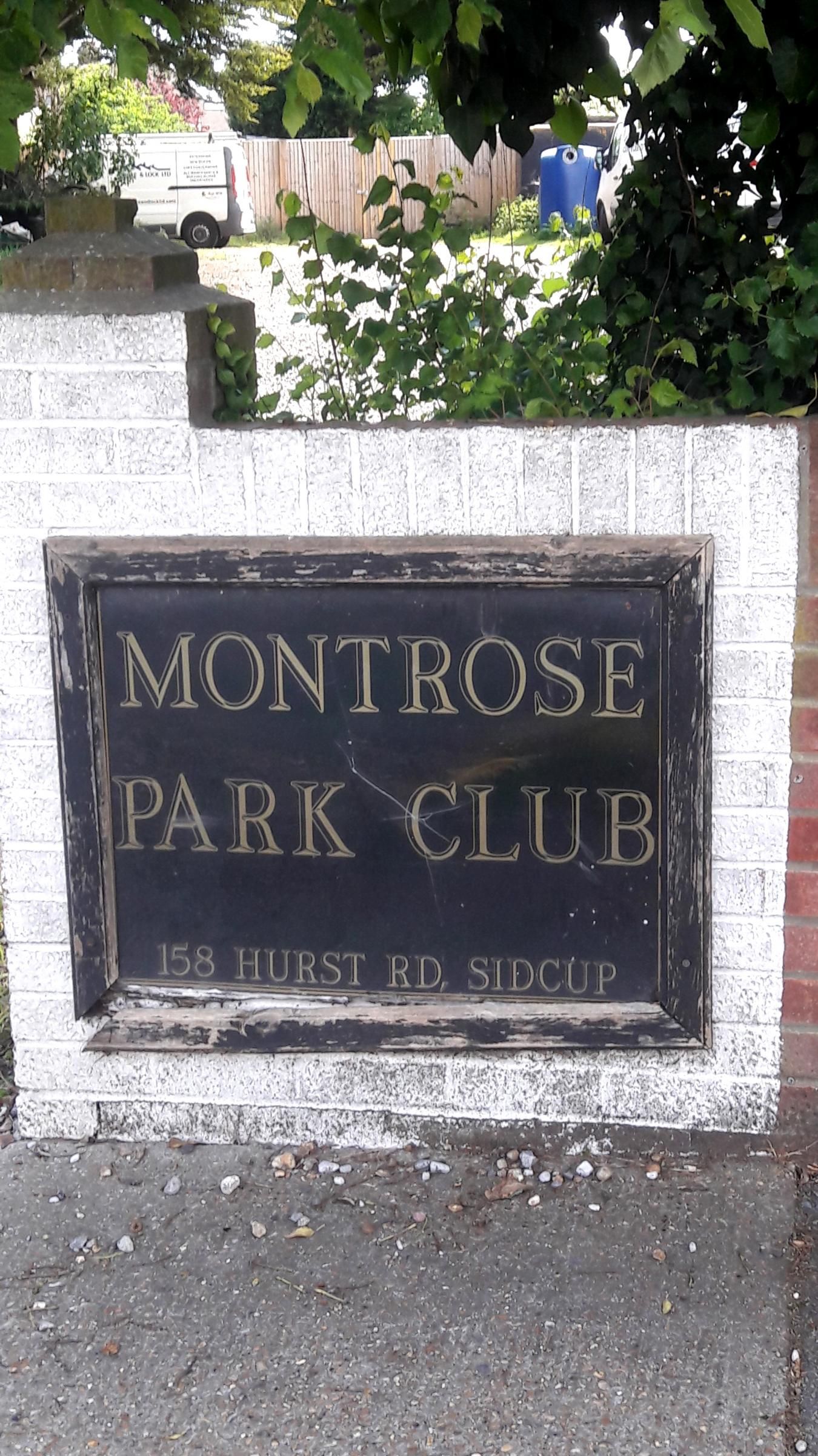 Montrose Club - Sign - 2020. (External, Sign). Published on 07-05-2020