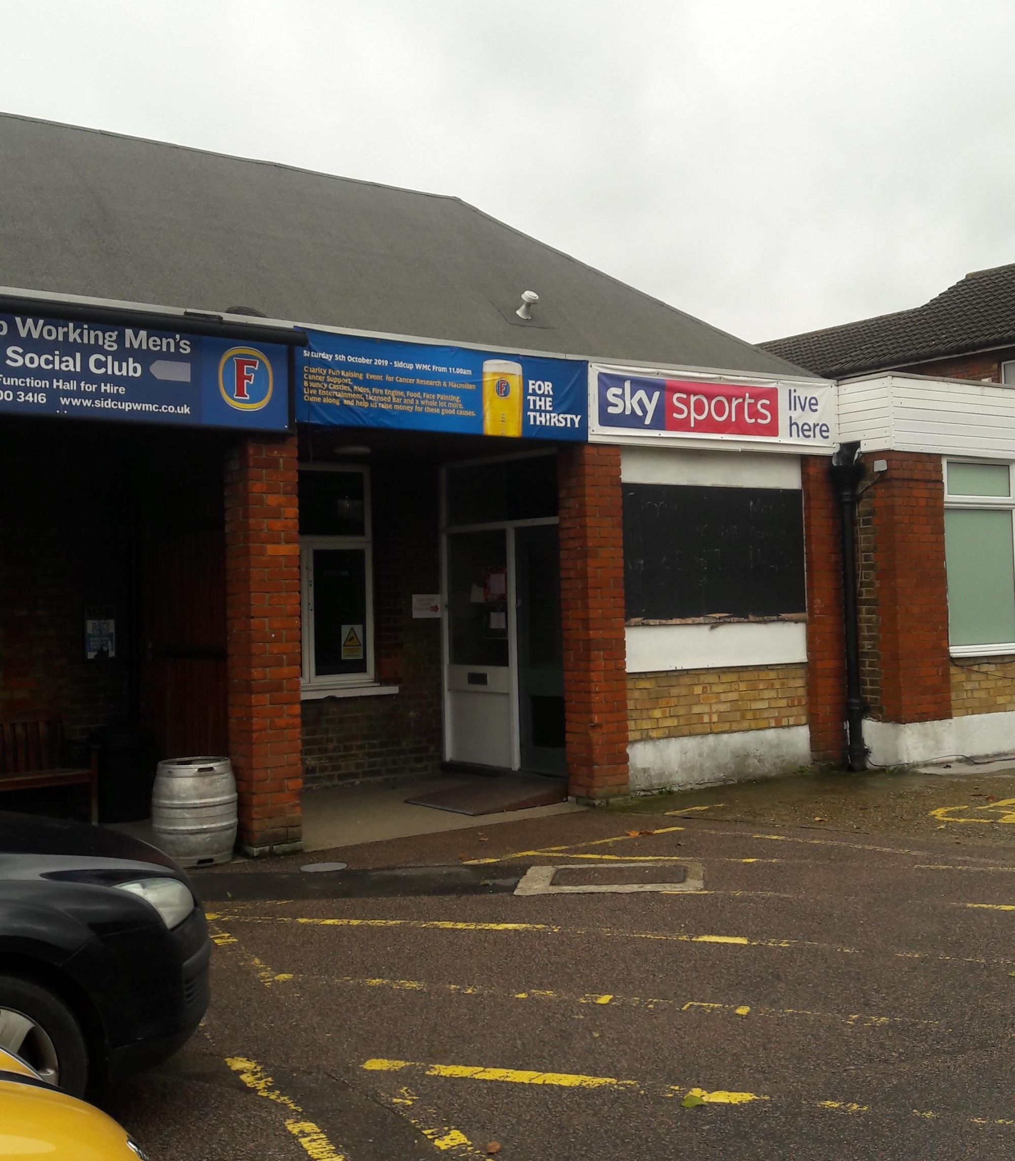 Sidcup WMC 2. (External). Published on 19-11-2019