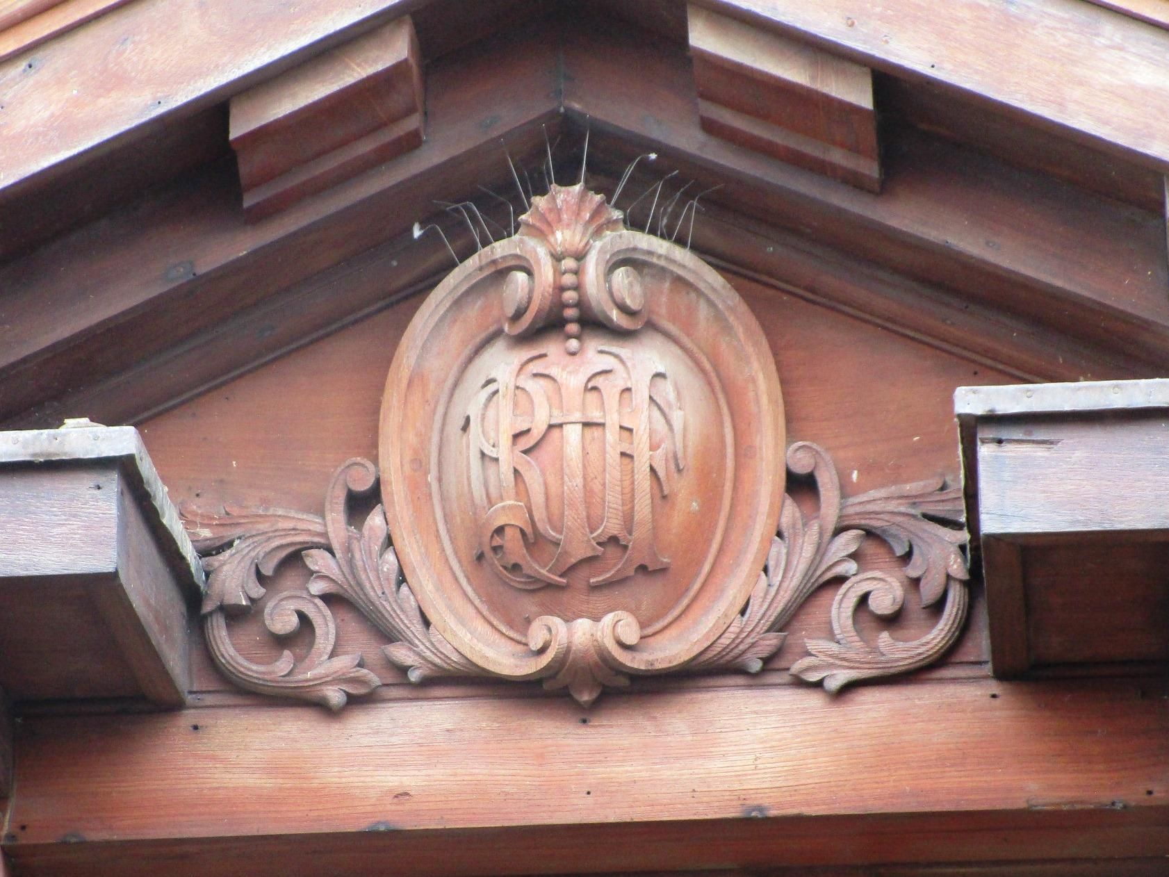 Cllr J R F Hill's monogram. (Pub, External, Sign). Published on 16-06-2026