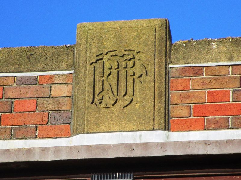 Cllr J R F Hill's monogram. (Pub, External, Sign). Published on 16-06-2026 