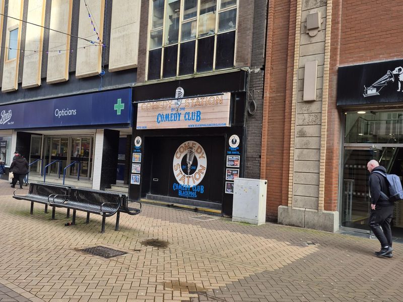 Comedy Station, Blackpool. (Pub, External, Key). Published on 16-02-2026