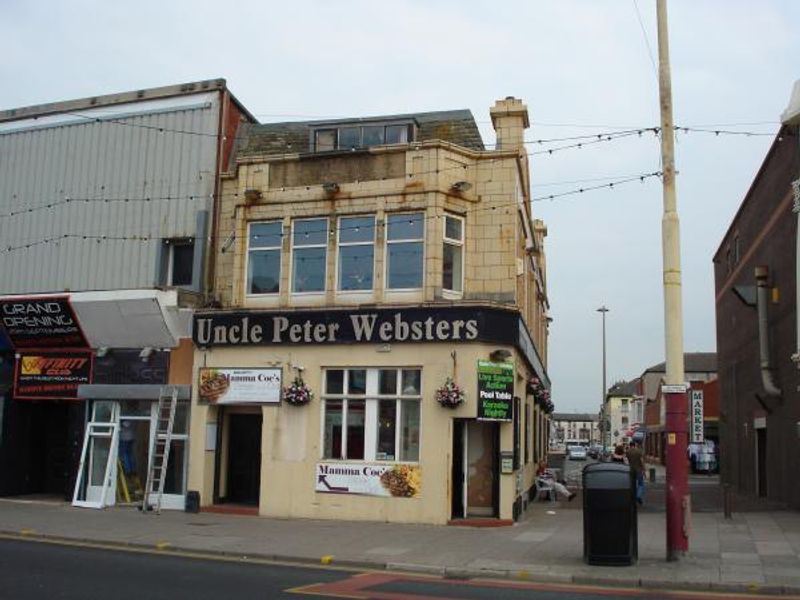 Uncle Peter Websters, Blackpool. (Pub, External, Key). Published on 03-11-2015