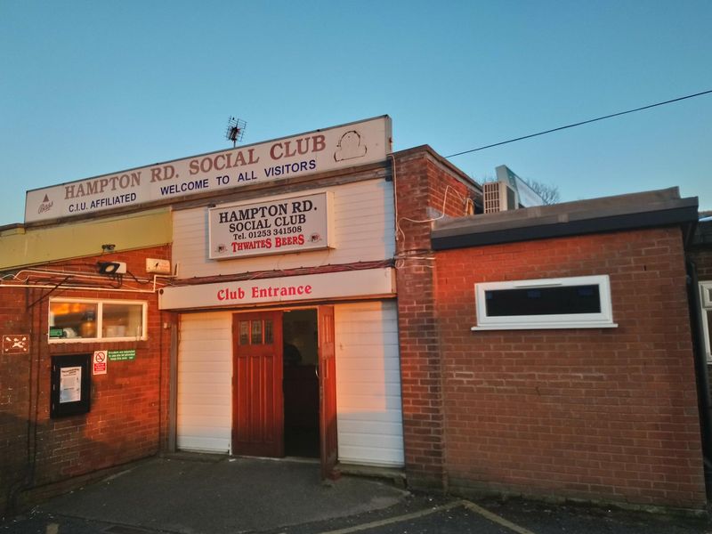 Hampton Road Social Club & Caravan Park, Blackpool. (Pub, External, Key). Published on 25-05-2018