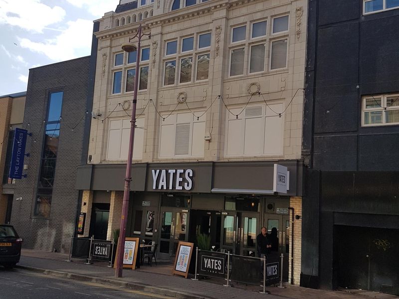 Yates, Blackpool. (Pub, External, Key). Published on 20-04-2017