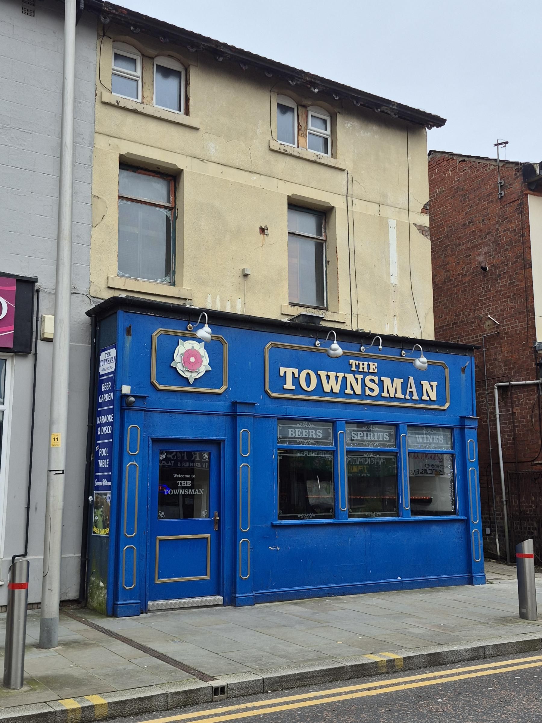 Townsman, Blackpool. (Pub, External, Key). Published on 26-02-2026