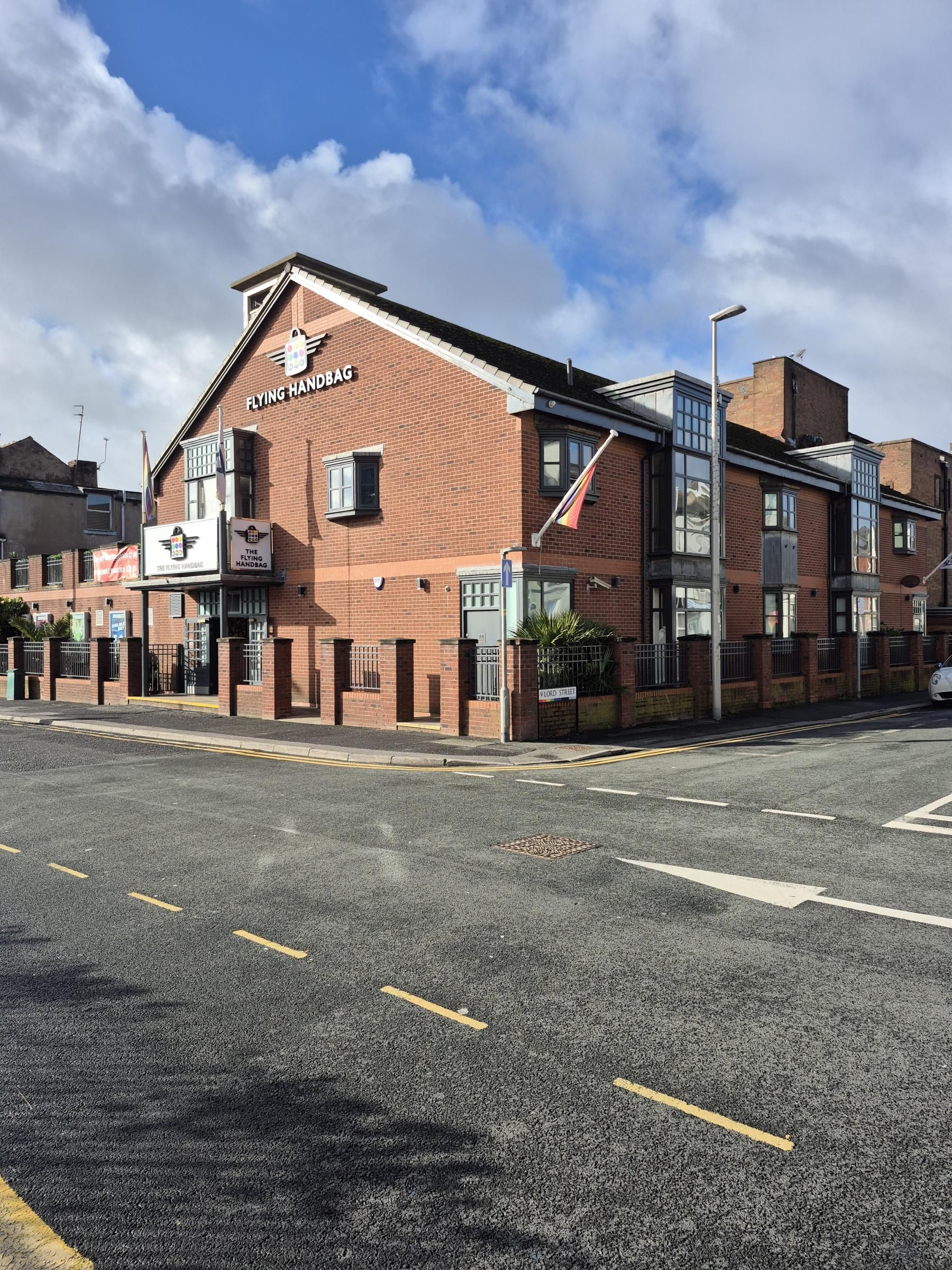 Flying Handbag, Blackpool. (Pub, External, Key). Published on 16-02-2026