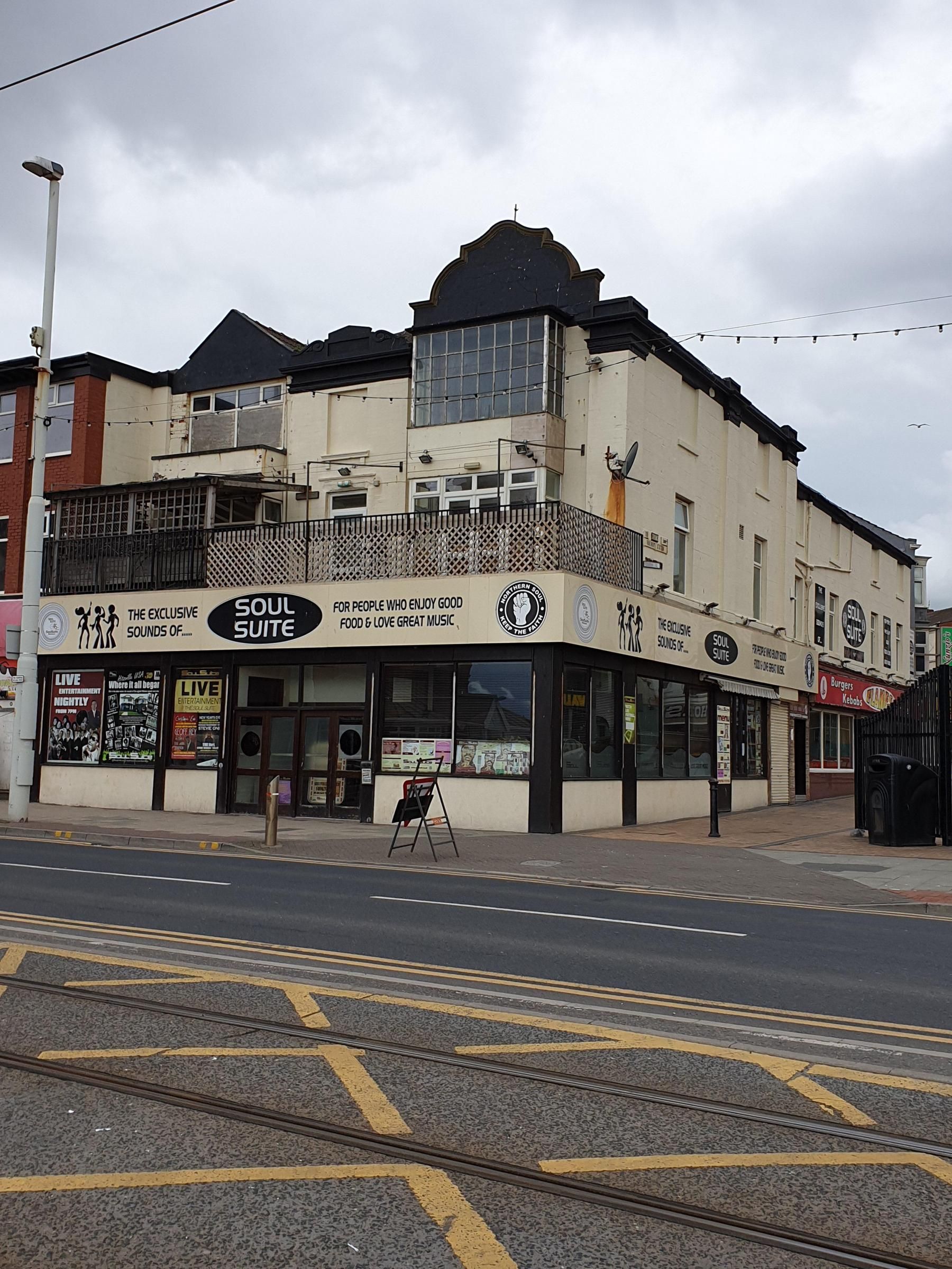 Soul Suite, Blackpool. (Pub, External, Key). Published on 08-06-2019