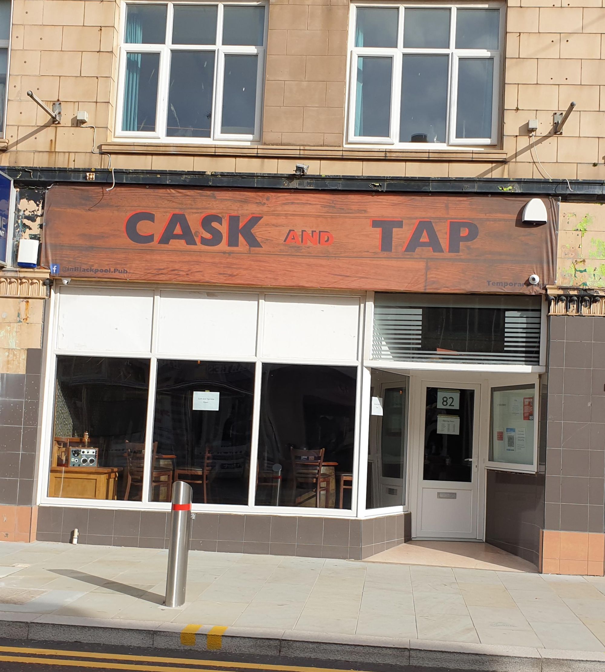 Cask & Tap, Blackpool. (Pub, External, Key). Published on 13-10-2020