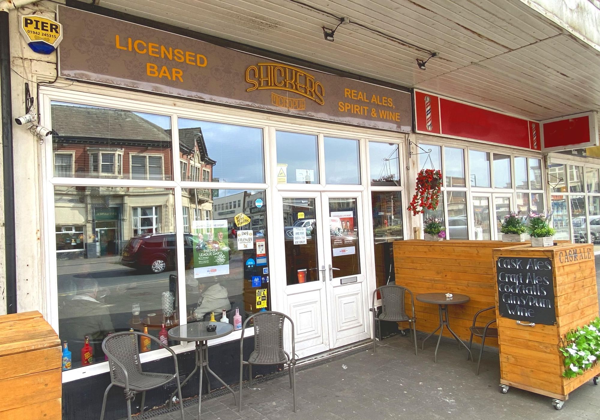 Shickers, Blackpool, 16.4.23 (Dave Haddon). (Pub, External, Key). Published on 18-08-2023
