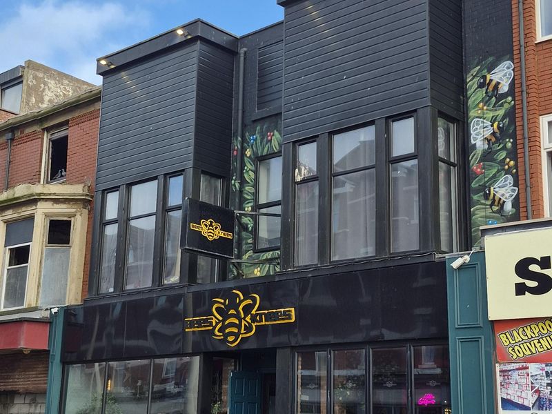 Bees Knees, Blackpool. (Pub, External, Key). Published on 16-02-2026