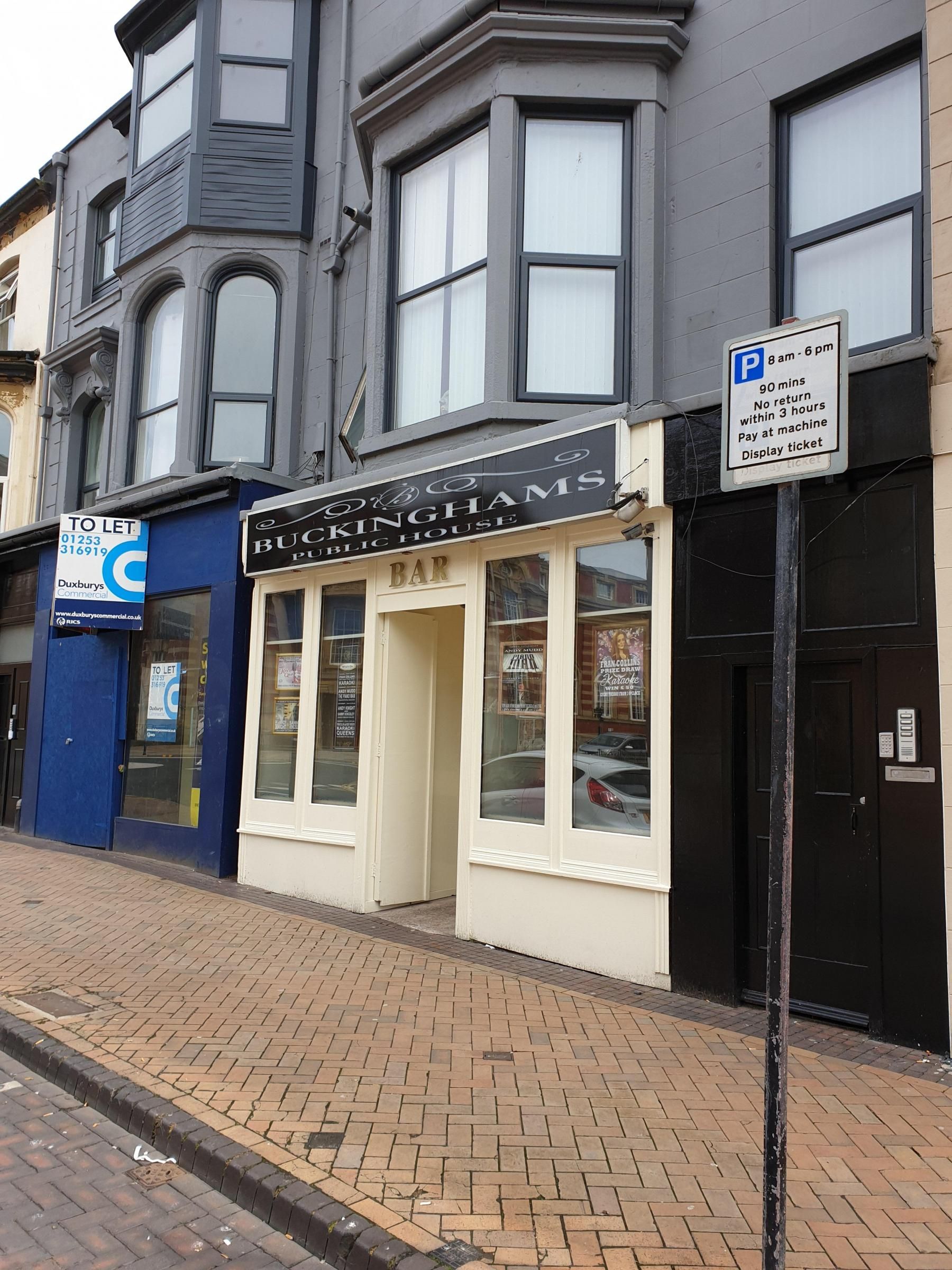 Buckinghams, Blackpool. (Pub, External, Key). Published on 15-06-2019