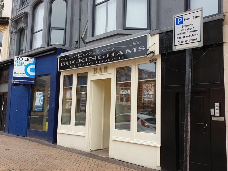 Buckinghams, Blackpool. (Pub, External, Key). Published on 15-06-2019