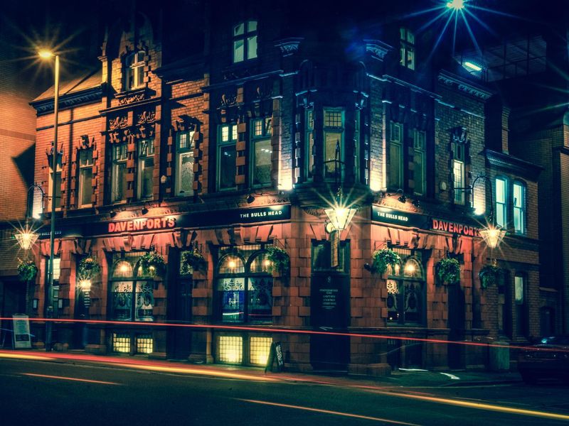 Pub exterior night time. (External). Published on 15-02-2018 