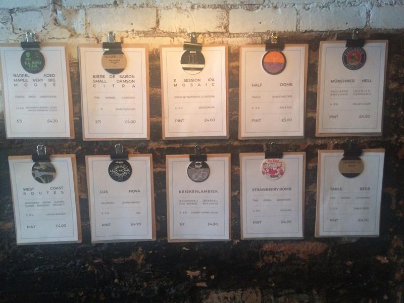 Typical Beer List. Published on 04-08-2019