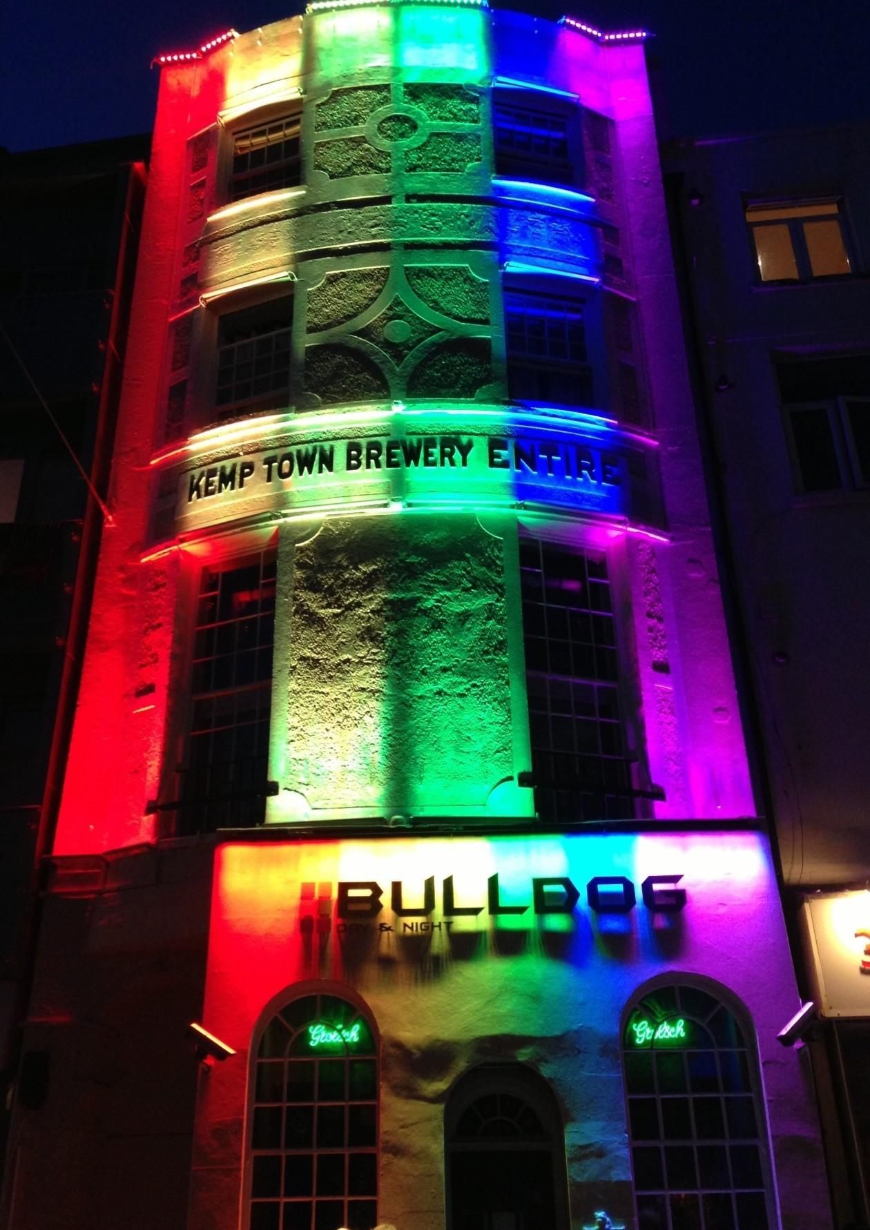 Exterior at night. (Pub, External). Published on 17-04-2017