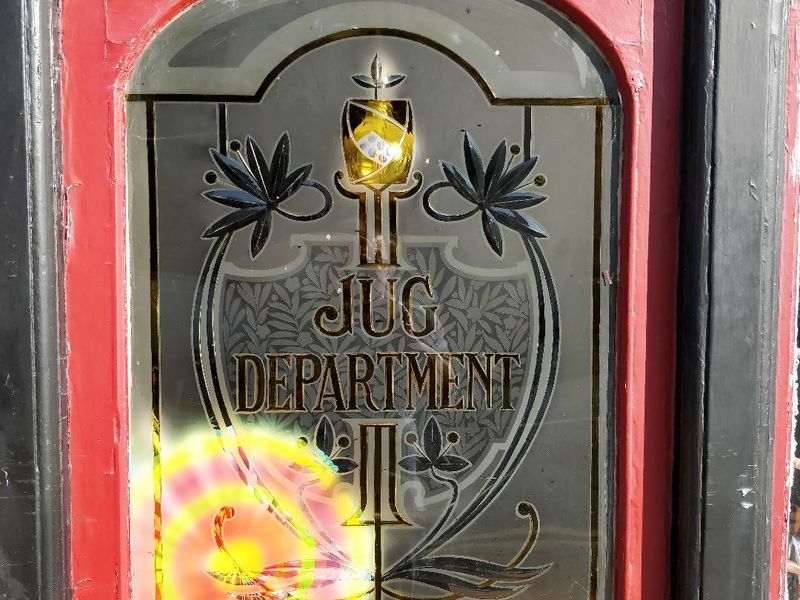 Jug Department window. (Pub). Published on 15-03-2019