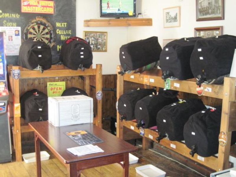 Beer festival stillage. (Pub). Published on 11-06-2013 