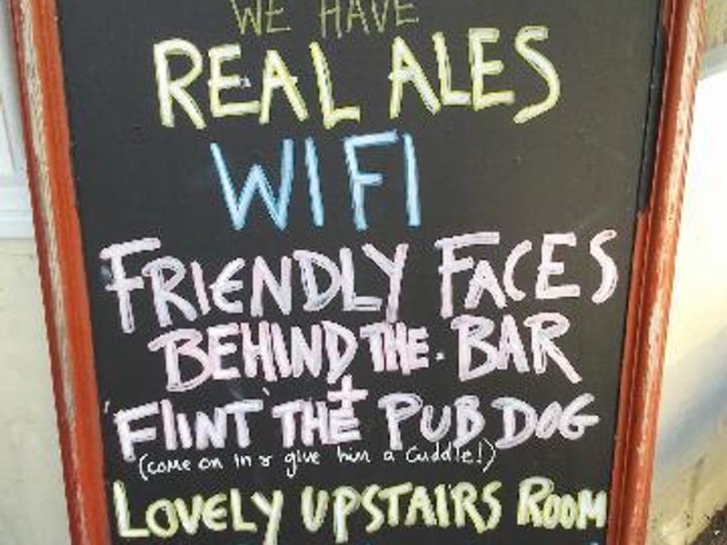 Pub info board. (Pub, Sign). Published on 09-03-2013