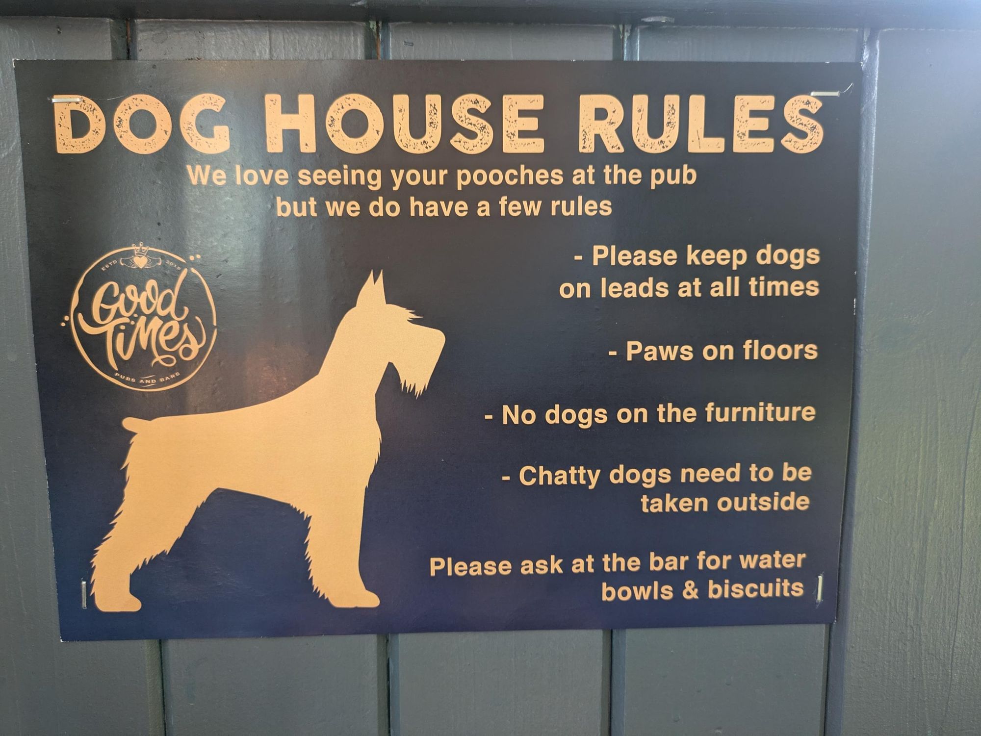 Dog rules. (Pub). Published on 05-04-2026