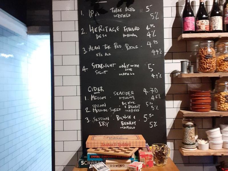 Beer and cider list. (Pub). Published on 18-01-2024