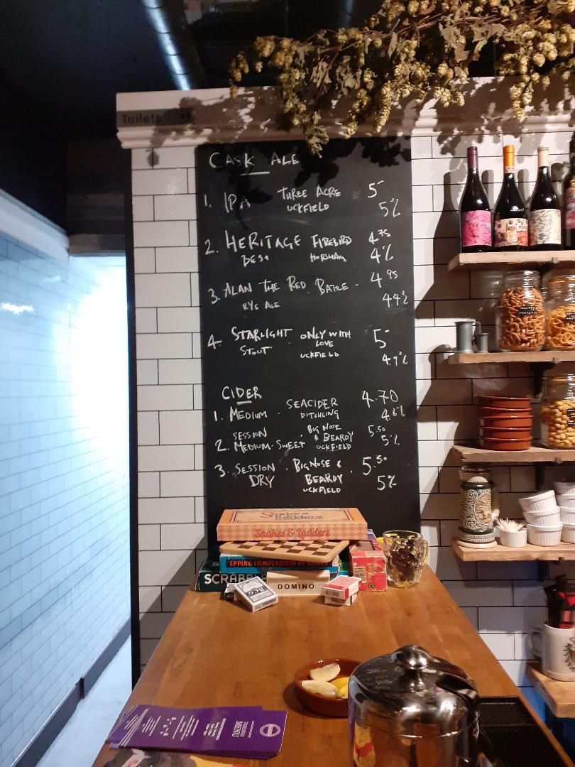 Beer and cider list. (Pub). Published on 18-01-2024