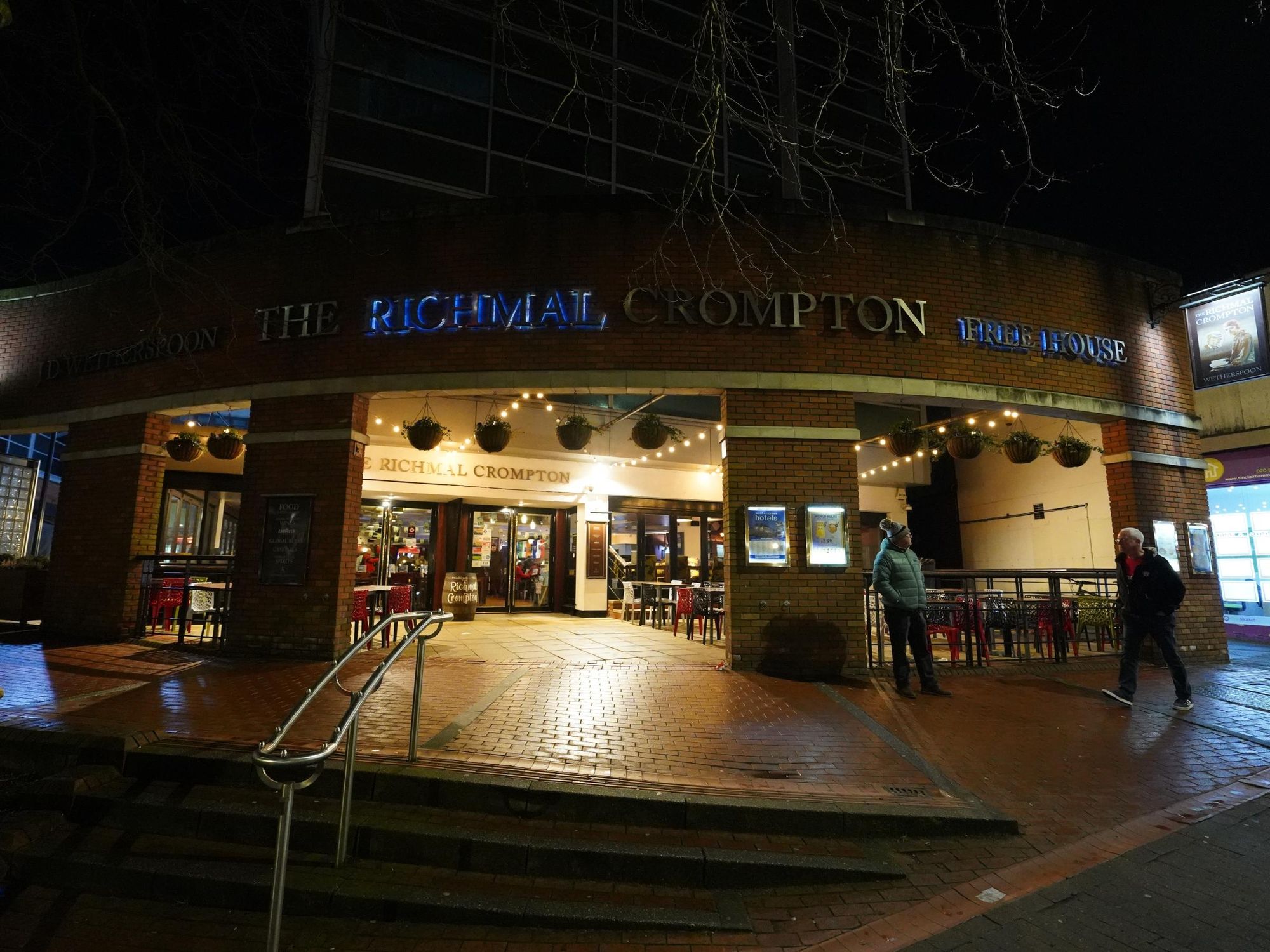 Photo taken 13 March 2025, exterior at night.. (Pub, External, Key). Published on 21-03-2025