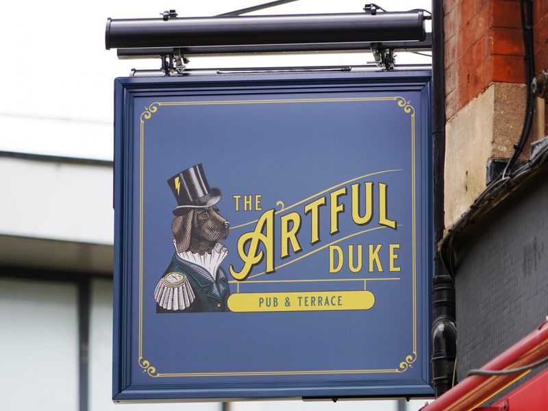 Photo taken 13 August 2021 pub sign.. (Sign). Published on 31-10-2021