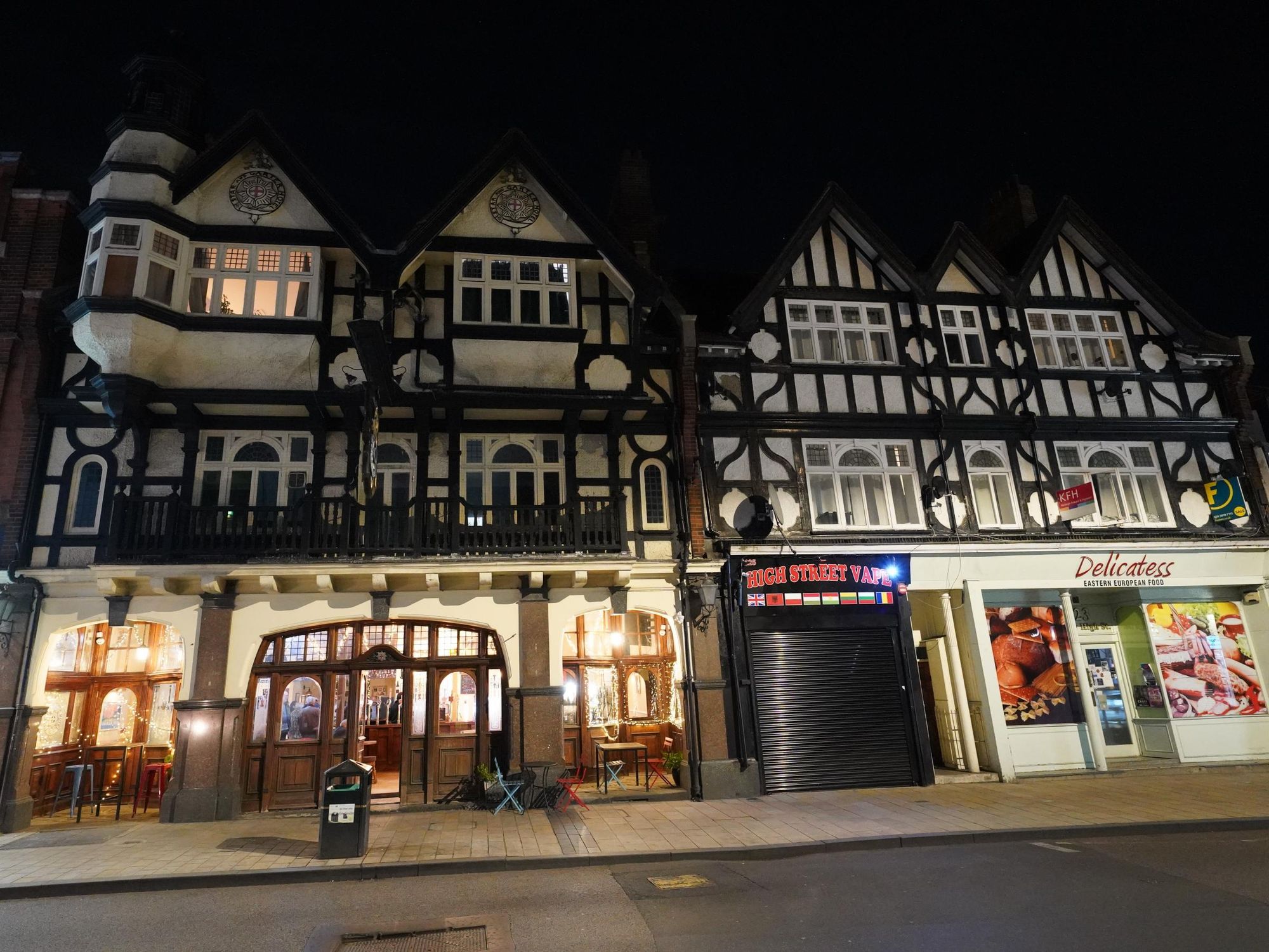 Photo taken 22 Apr 2025, exterior at night.. (Pub, External, Key). Published on 23-04-2025