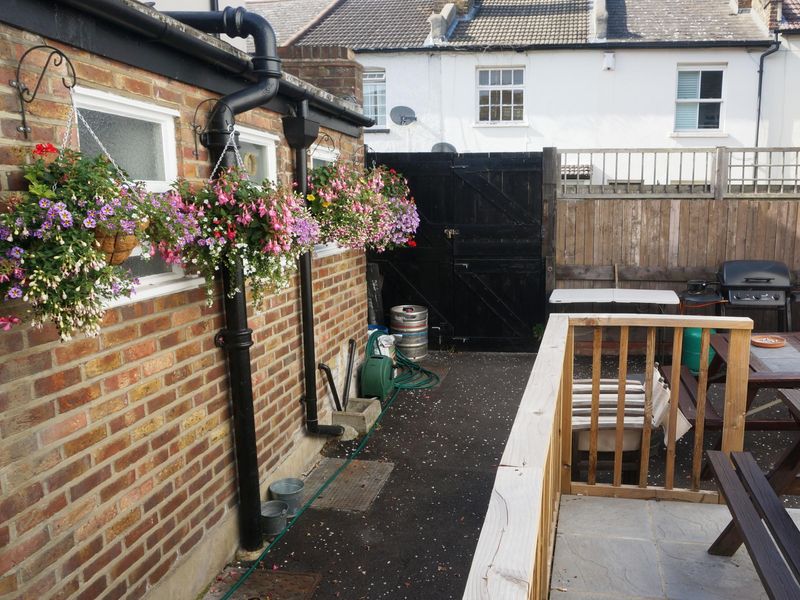 Photo taken 6 Aug 2018, patio garden.. (Pub, Garden). Published on 10-12-2023