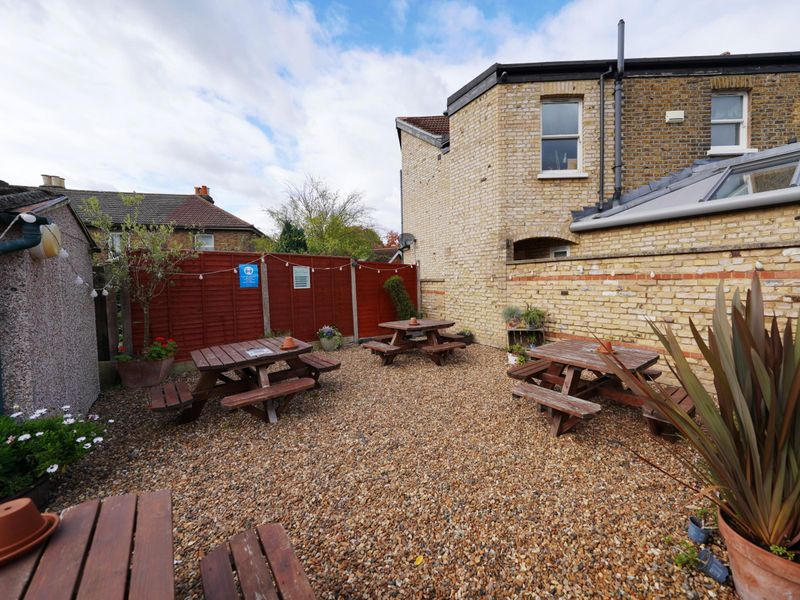 Photo taken 22 October 2021, patio garden.. (Pub, Garden). Published on 10-12-2023