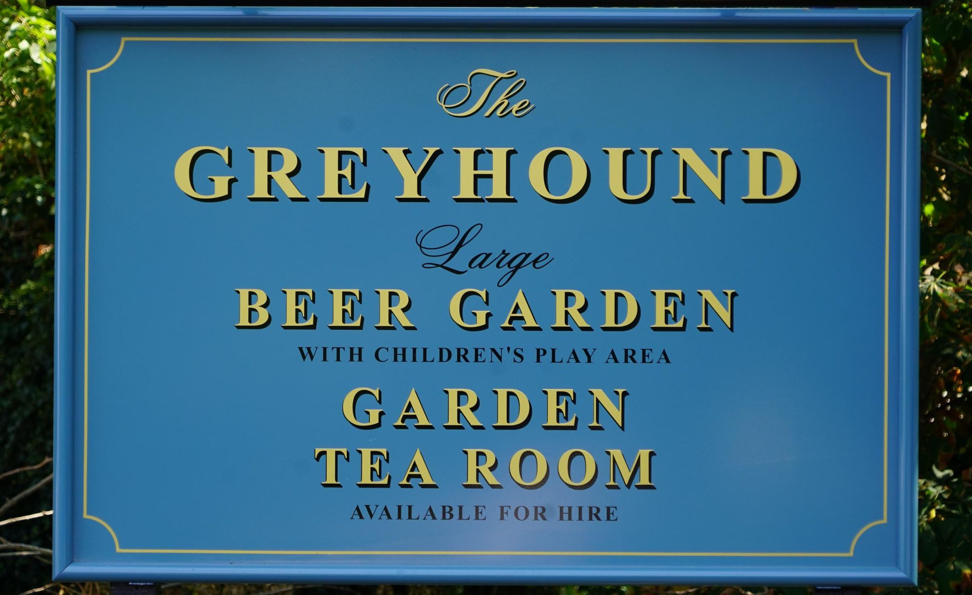 Photo taken 18 July 2026, garden sign.. (Sign). Published on 20-07-2026