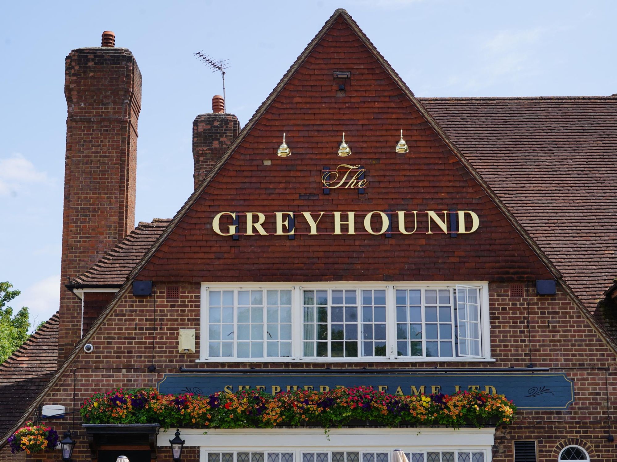 Photo taken 18 July 2026, wall sign.. (Pub, Sign). Published on 20-07-2026