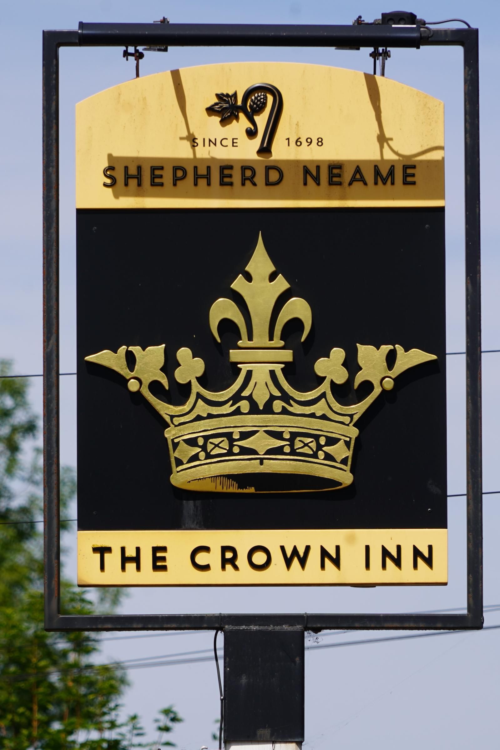 Photo taken 8 Aug 2026, pub sign.. (Sign). Published on 09-08-2026