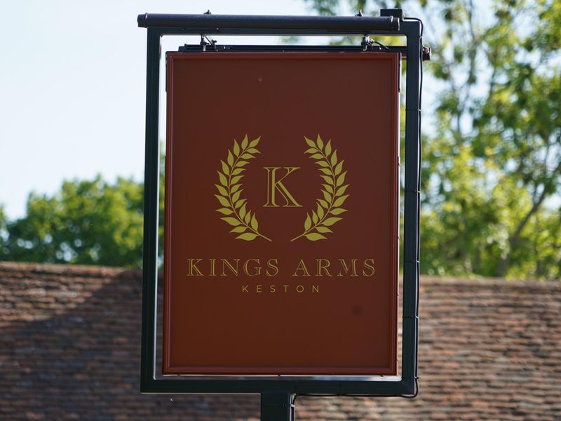 Photo taken 14 May 2025, pub sign.. (Sign). Published on 15-05-2025 