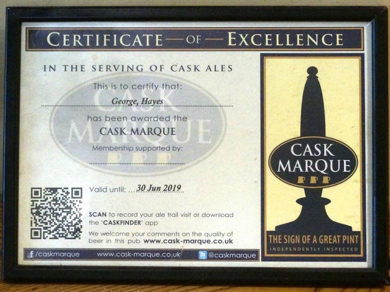 20 July 2018 Cask Marque. (Pub, Sign). Published on 21-07-2018 