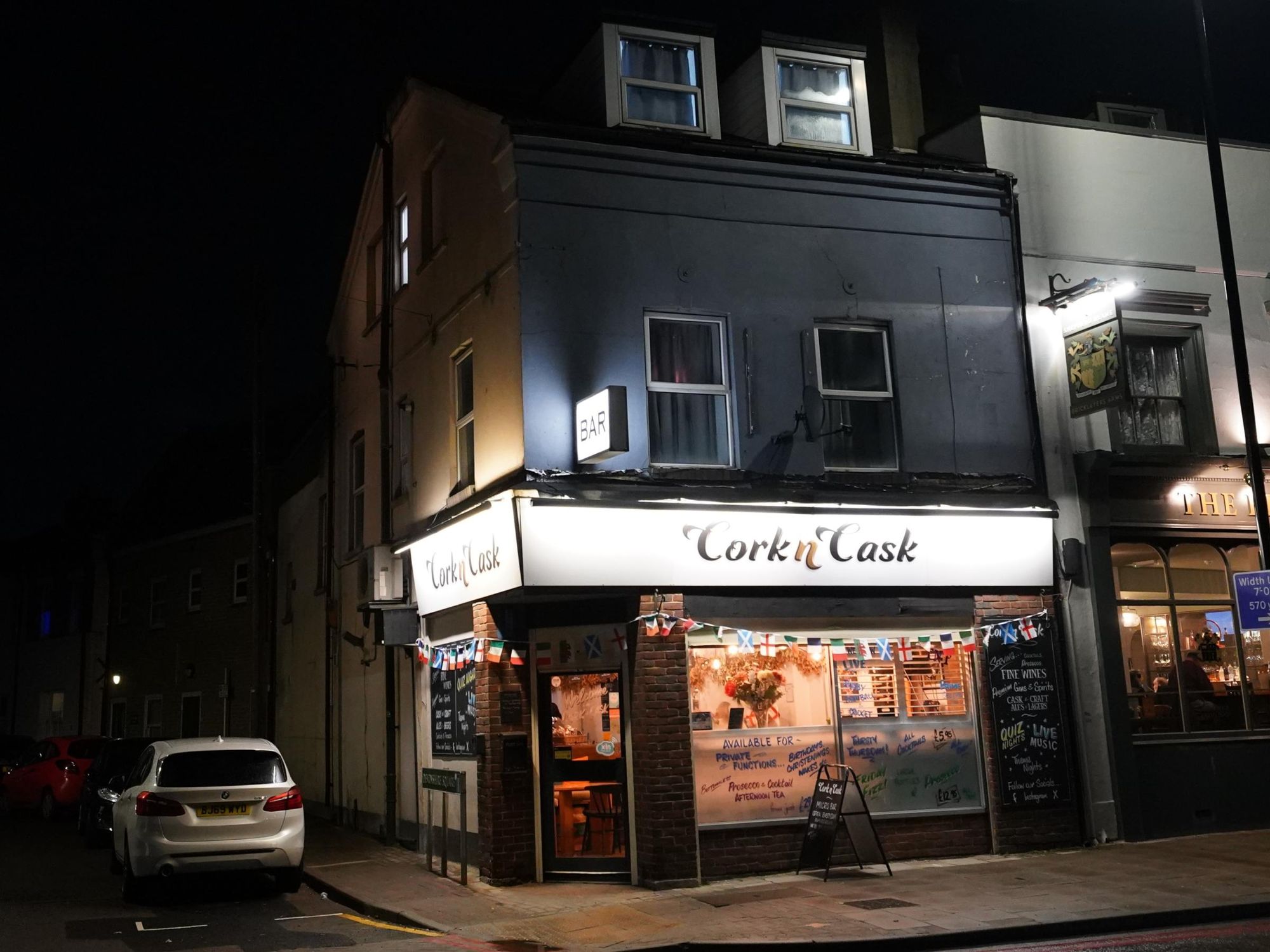 Photo taken 13 Mar 2025, exterior at night.. (Pub, External). Published on 21-03-2025