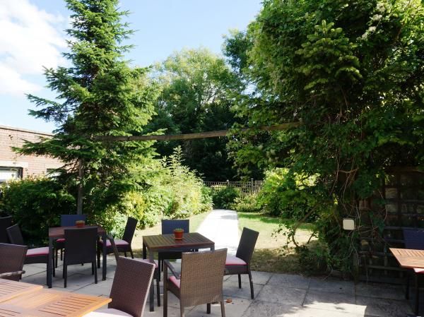 Photo taken 8 September 2016. Miller & Carter patio.. (Pub, Garden). Published on 08-09-2016
