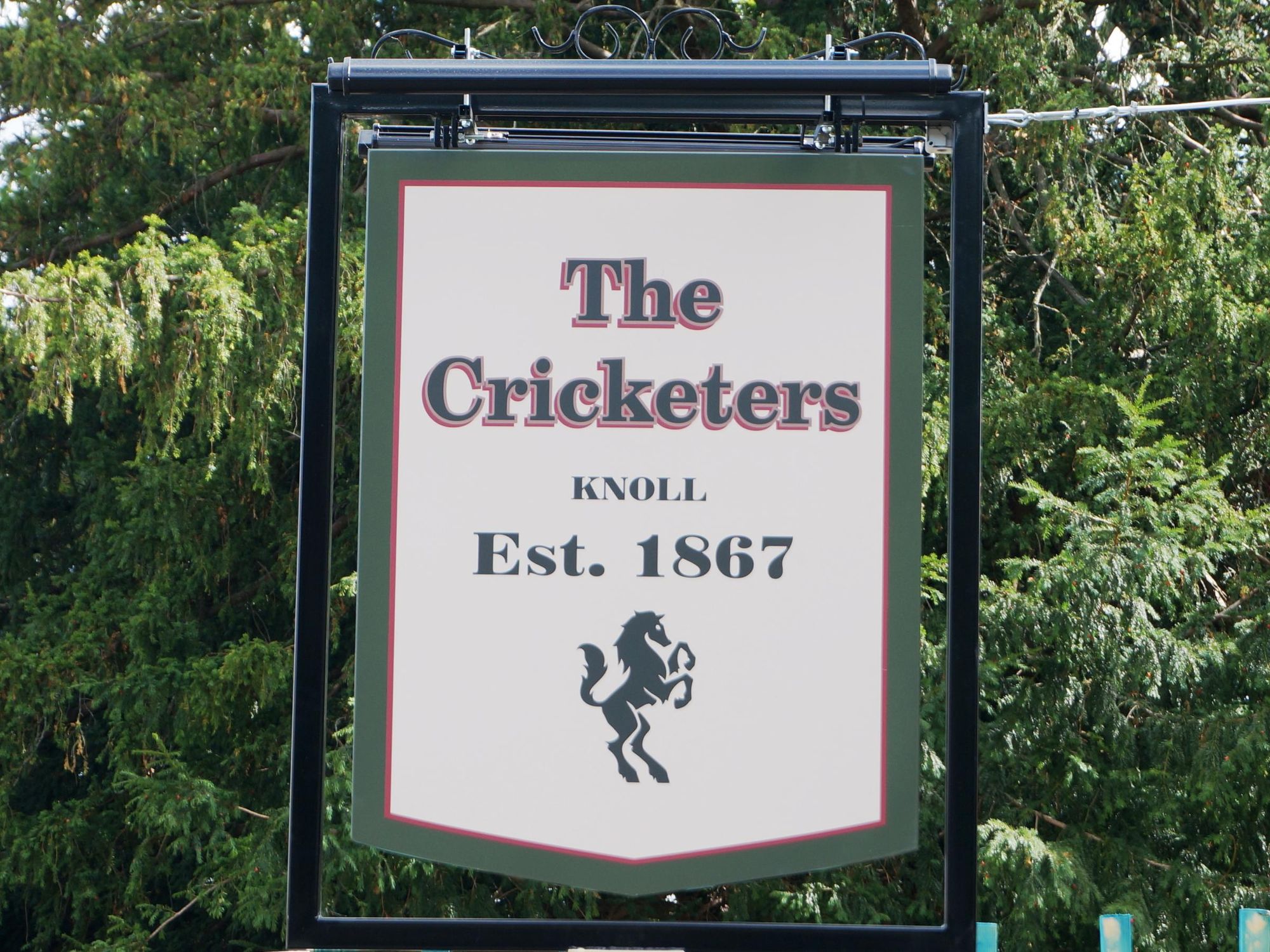 Cricketers, Orpington, sign. (Sign). Published on 29-06-2022