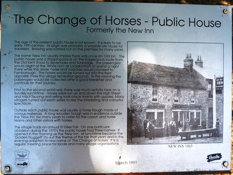 Nearby Bromley Borough notice dated March 1991, pub's history.. (Pub). Published on 27-06-2021