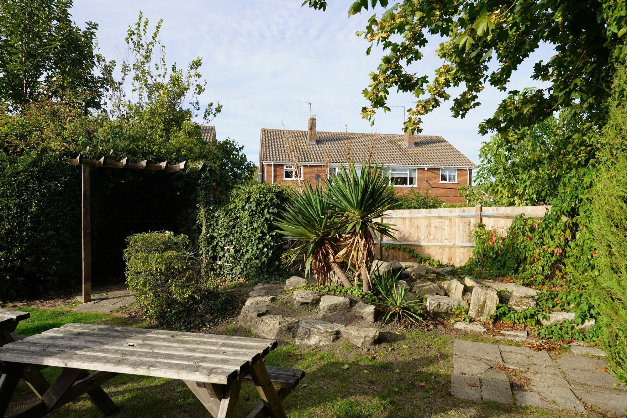 Photo taken 26 Sep 2026, garden. (Pub, Garden). Published on 26-09-2026